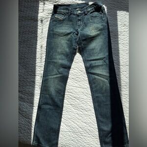 Diesel Straight-Leg Blue Jeans
